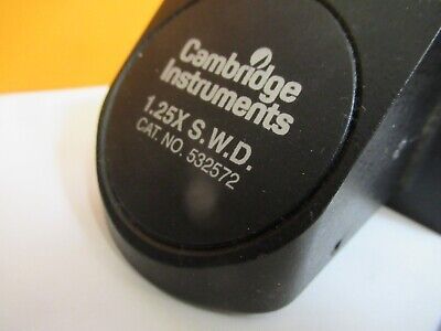 CAMBRIDGE INSTRUMENTS 532572 OBJECTIVE 1.25X MICROSCOPE AS PICTURED FT-6-227