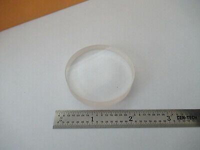 OPTICAL FLAT FUSED SILICA 2" DIAMETER LASER OPTICS AS PICTURED &F5-A-09