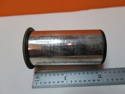 ANTIQUE BAUSCH LOMB BRASS EYEPIECE RARE 2" MICROSCOPE PART AS PICTURED &17-A-76