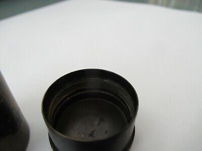 EMPTY BRASS OBJECTIVE CONTAINER SPENCER MICROSCOPE PART AS PICTURED &4B-FT-35