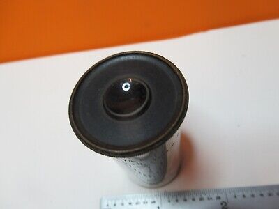 ANTIQUE BAUSCH LOMB BRASS EYEPIECE RARE 2" MICROSCOPE PART AS PICTURED &17-A-76