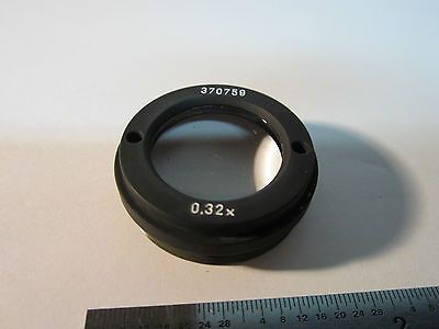 OPTICAL MICROSCOPE ZEISS  0.32X OPTICS DIC BIN#B1-01