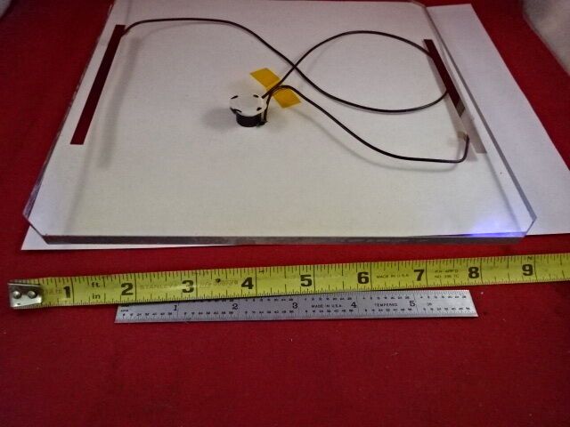 OPTICAL HUGE DICHROIC GLASS PLATE ELECTRODES SENSOR ??? LASER OPTICS #A2-FT-07