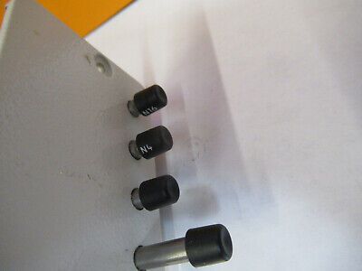 LEICA DMR GERMANY FILTER ASSEMBLY SET MICROSCOPE PART AS PICTURED #P6-A-85