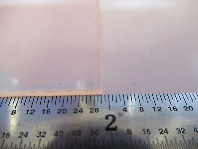 OPTICAL MIL SPEC PLATE BK7 GLASS OPTICS AS PICTURED #B1-A-20