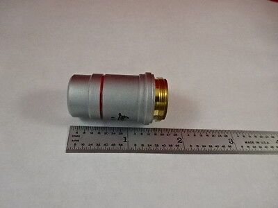 LEICA OBJECTIVE ACHRO 4X MICROSCOPE OPTICS AS IS BIN#W4-G-12