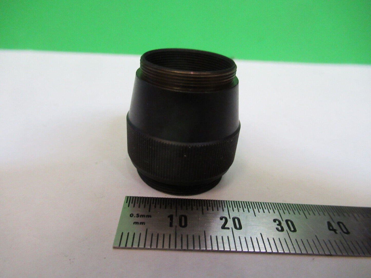 UNITRON JAPAN BRASS OBJECTIVE EXTENDER MICROSCOPE PART AS PICTURED Q7-A-50