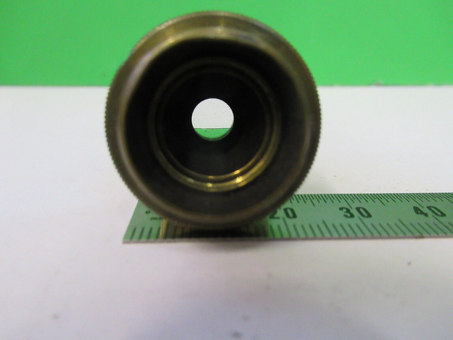 ANTIQUE BRASS SEIBERT III OBJECTIVE RARE MICROSCOPE PART AS PICTURED Z6-A-83