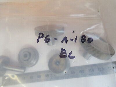 BAUSCH LOMB ANTIQUE SET OF KNOBS MICROSCOPE PART AS PICTURED P6-A-180