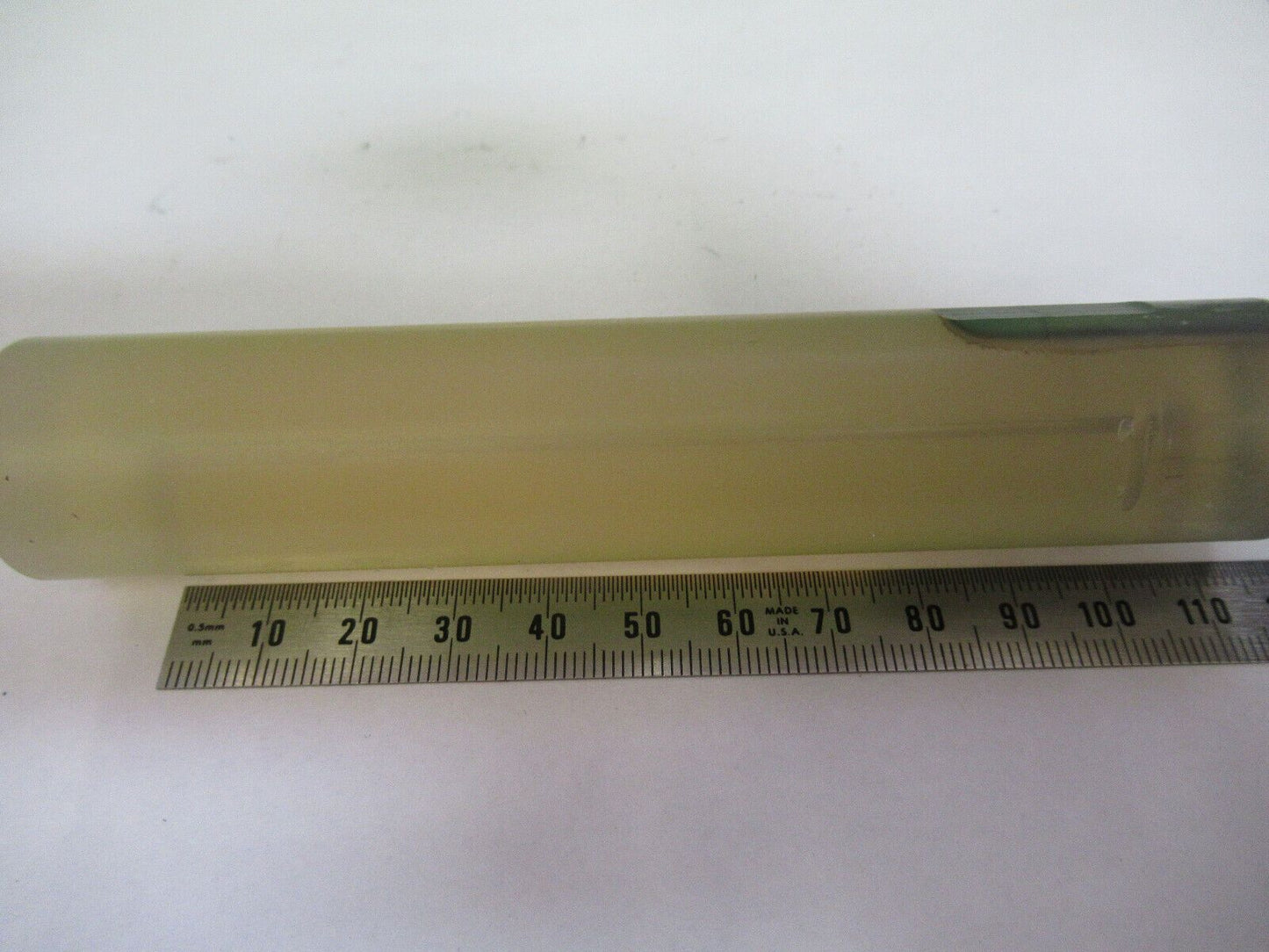 ZERODUR ROD PERFORATED from HP LASER OPTICAL INTERFEROMETER AS PICTURED #W4-A-09