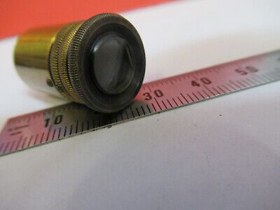 ANTIQUE BRASS NACHET OBJECTIVE FRANCE MICROSCOPE PART AS PICTURED &F6-B-18