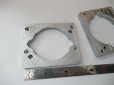 LEITZ GERMANY LAMP CLAMP PAIR MICROSCOPE PART  AS PICTURED &F3-A-90