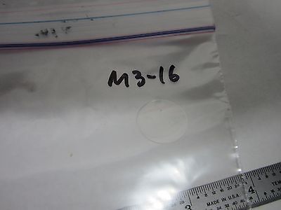 SAPPHIRE ROUND BLANK WAFER LASER OPTICS AS IS BIN#M3-16