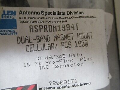 ANTENNA DUAL BAND MAGNET MOUNT CELLULAR PCS 1900 AS PICTURED &FT-5-32