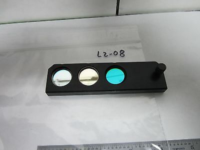 MICROSCOPE PART FILTER SLIDE  OPTICS BIN#L2-08