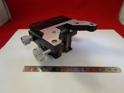 VICKERS ENGLAND PHOTOPLAN  STAGE TABLE HOLDER MICROSCOPE PART AS IS #90-B-54