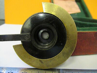 ANTIQUE CARL ZEISS DUNKEL CONDENSER GERMANY MICROSCOPE PART AS PICTURED P9-A-66