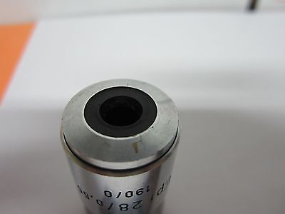 FOR PARTS MICROSCOPE OBJECTIVE REICHERT AUSTRIA EPI 28X OPTICS BIN#B3-D-12