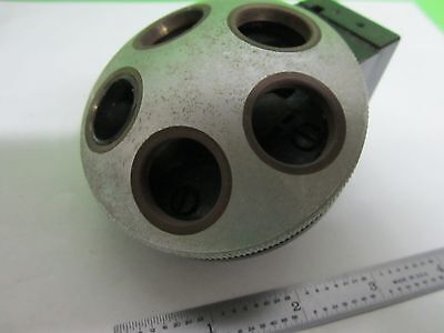 MICROSCOPE PART LEITZ GERMANY NOSEPIECE AS IS BIN#64-21-A