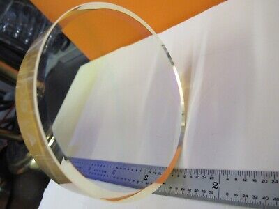 OPTICAL FLAT COATED 3" DIAMETER ZERODUR LASER OPTICS AS PICTURED &16-A-06