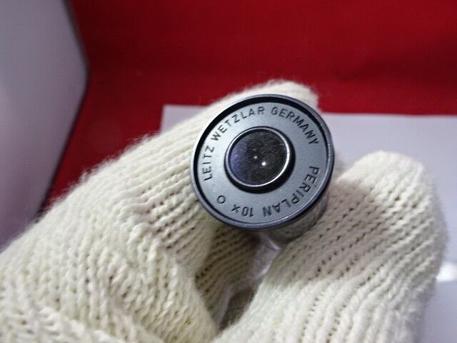 LEITZ WETZLAR GERMANY EYEPIECE PERIPLAN 10X OPTICS MICROSCOPE PART AS IS &93-70