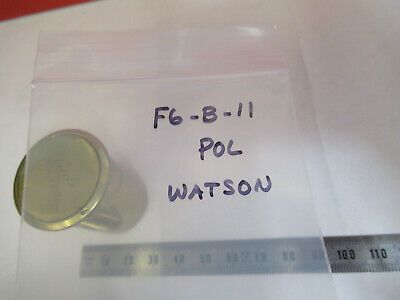 ANTIQUE WATSON UK ENGLAND NICOLS POLARIZER 1860's MICROSCOPE PRISM AS PIC F6-B11