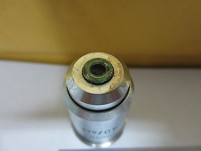 MICROSCOPE PART OBJECTIVE 40X LEITZ GERMANY OPTICS BIN#N7-64