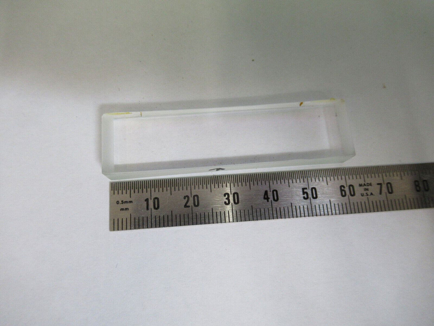 OPTICAL RECTANGULAR LENS BI CONCAVE Bi CC LASER OPTICS AS PICTURED  &Z5-C-05