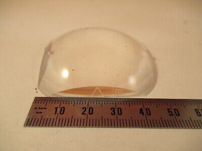 OPTICAL PLASTIC PLANO CONVEX LARGE LENS ILLUMINATOR OPTICS AS PICTURED &14-A-59