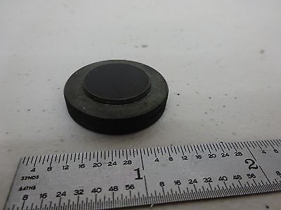 MICROSCOPE PART DARK FILTER OPTICS AS IS BIN#M4-95