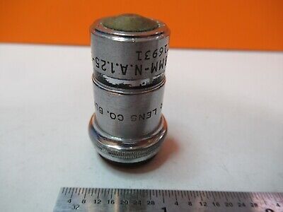 VINTAGE OBJECTIVE SPENCER 95X OPTICS MICROSCOPE PART AS PICTURED &7B-B-142