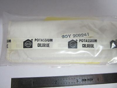 OPTICAL INFRARED GREAT WINDOW KCl POTASSIUM CHLORIDE LASER OPTICS BIN#45-13