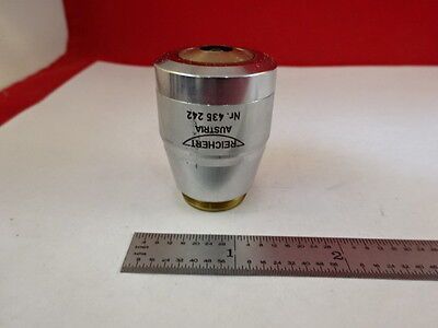 MICROSCOPE PART OBJECTIVE LENS REICHERT AUSTRIA PLAN EPI 56X OPTICS BIN#L8-A-08