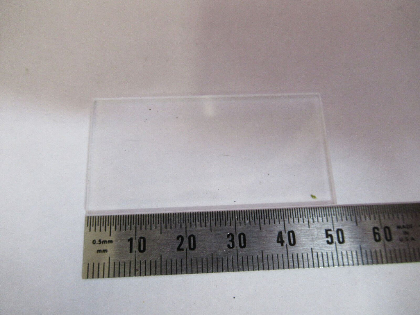 OPTICAL PLATE FROSTED BK7 GLASS PREFORM OPTICS  AS PICTURED G4-A-27