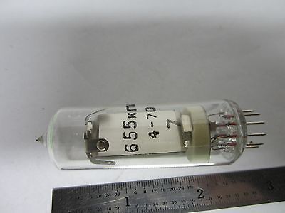 VINTAGE QUARTZ CRYSTAL RUSSIAN FREQUENCY STANDARD 655 KC AS IS  BIN#A6-D-23