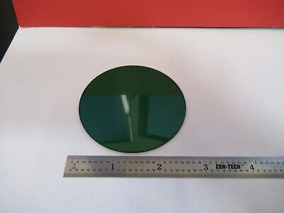 LEITZ GREEN GLASS FILTER MEASURING TOOLMAKER MICROSCOPE PART AS PIC &A9-A-85