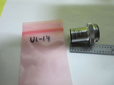 MICROSCOPE PART OBJECTIVE TIYODA JAPAN M5 OPTICS AS IS BIN#U1-14