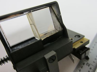 MICROSCOPE ZEISS PHOTOMIC BEAM SPLITTER ASSEMBLY [smeared] OPTICS BIN#E5-P-7