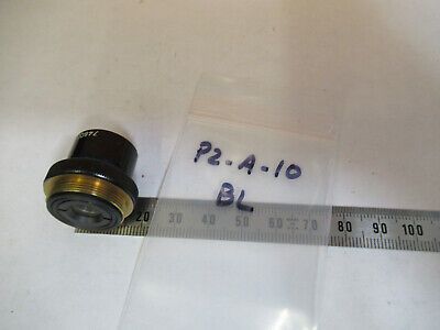 BAUSCH LOMB 4X OBJECTIVE 748007 LENS OPTICS MICROSCOPE PART AS PICTURED &P2-A-10