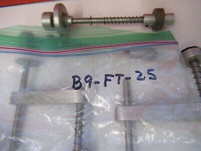 BAUSCH LOMB SET CLIPS CLAMPS ASSORTED MICROSCOPE PART AS PICTURED &B9-FT-25