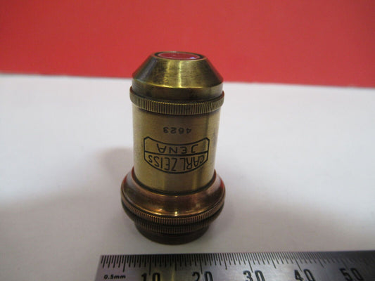 ANTIQUE  CARL ZEISS GERMANY 16mm OBJECTIVE MICROSCOPE PART AS PICTURED G4-A-52