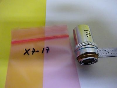 MICROSCOPE OPTICAL PART NIKON JAPAN OBJECTIVE 40X OPTICS AS IS BIN#X7-17