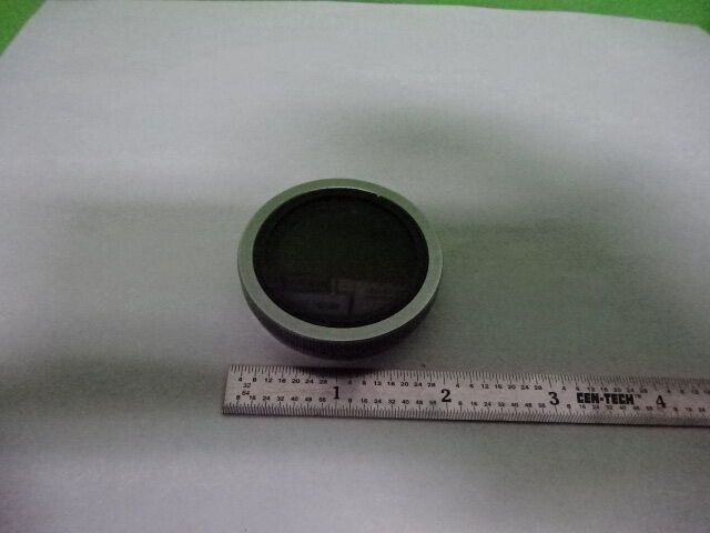 MICROSCOPE PART ZEISS GERMANY POLMI POLARIZER LENS POL OPTICS AS IS #AQ-05