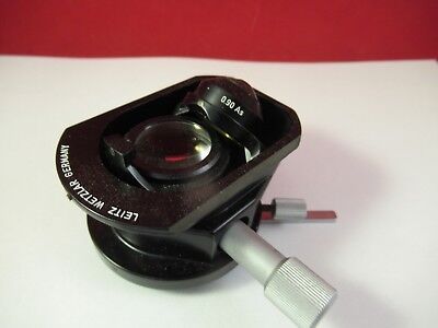 LEITZ WETZLAR GERMANY CONDENSER + IRIS MICROSCOPE PART AS PICTURED #FT-4-120