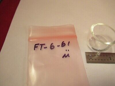 OPTICAL GLASS DOME CUVETTE RLG LITTON OPTICS AS PICTURED &FT-6-61