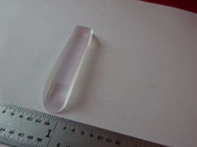 OPTICAL GLASS PRISM [small chip on edge] MIL SPEC LASER OPTICS AS IS #54-A-15