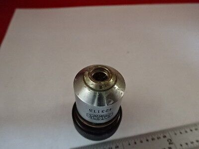 MICROSCOPE PART OLYMPUS JAPAN M10 OBJECTIVE OPTICS AS IS #AM-47