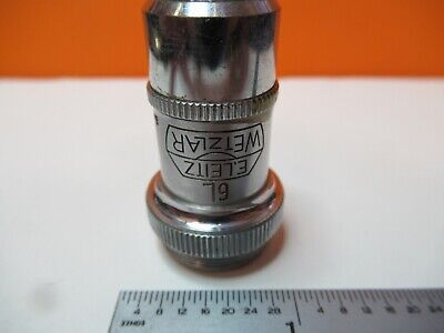 ANTIQUE ERNST LEITZ OBJECTIVE 45X OPTICS MICROSCOPE PART AS PICTURED &16-A-61B