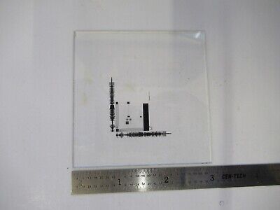 OPTICAL RARE TEST ELECTROMASK SHADOWMASK SAMPLE OPTICS AS PICTURED &A9-A-49