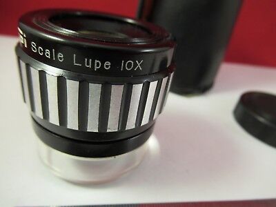 SPI JAPAN OPTICAL 10X INSPECTION METROLOGY MAGNIFIER LUPE LOUPE OPTICS #FT-1-18